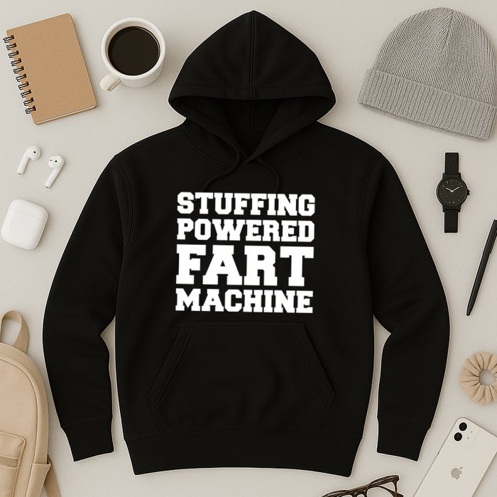 Fuckadvertisements Stuffing Powered Fart Machine Hoodie