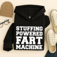 Fuckadvertisements Stuffing Powered Fart Machine Hoodie