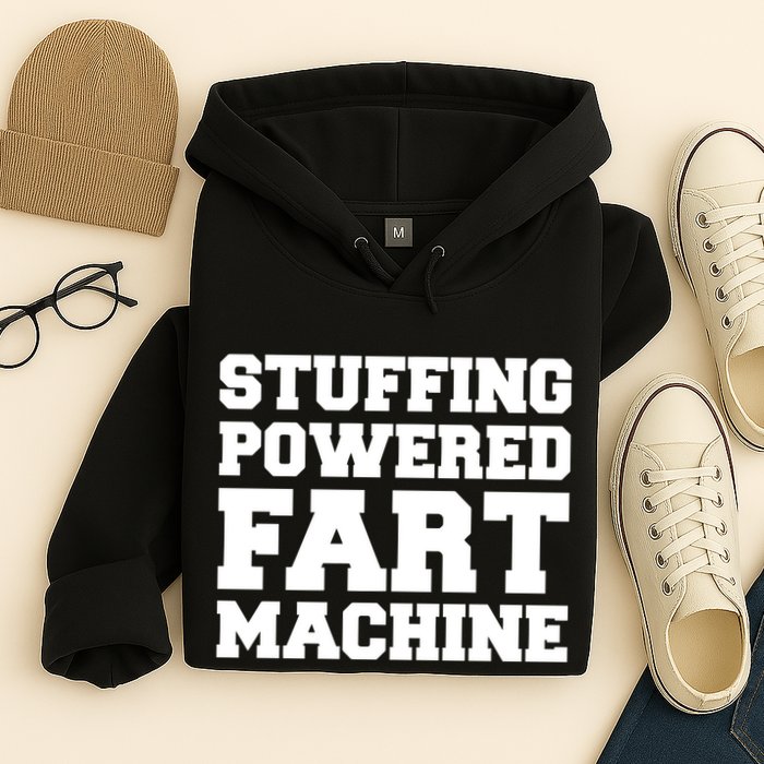 Fuckadvertisements Stuffing Powered Fart Machine Hoodie