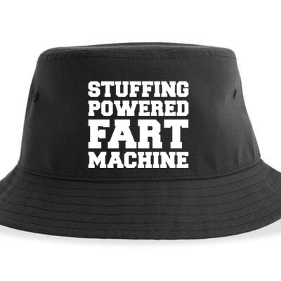 Fuckadvertisements Stuffing Powered Fart Machine Sustainable Bucket Hat
