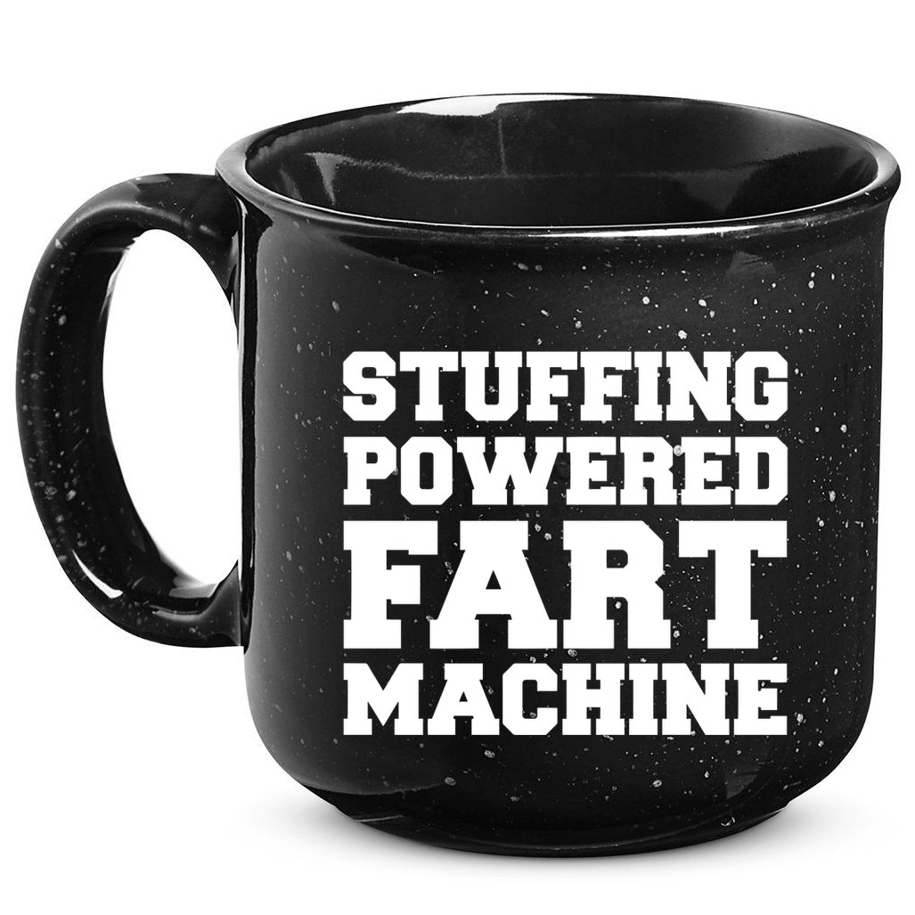 Fuckadvertisements Stuffing Powered Fart Machine 15oz Campfire Ceramic Mug