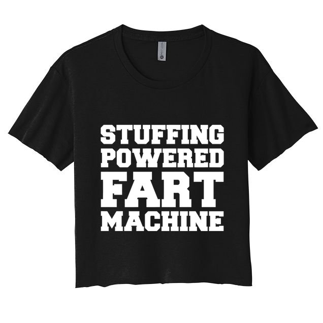 Fuckadvertisements Stuffing Powered Fart Machine Crop Top