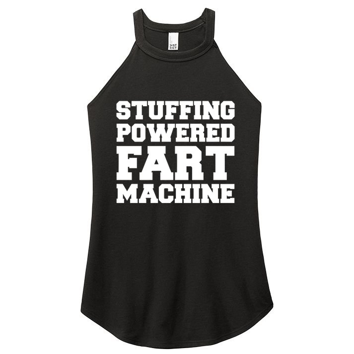 Fuckadvertisements Stuffing Powered Fart Machine Women's Perfect Tri Rocker Tank