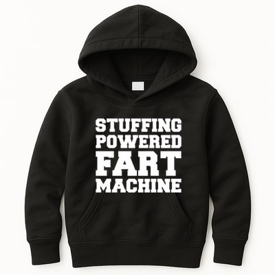 Fuckadvertisements Stuffing Powered Fart Machine Kids Hoodie