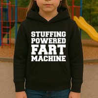 Fuckadvertisements Stuffing Powered Fart Machine Kids Hoodie