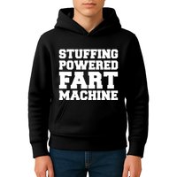Fuckadvertisements Stuffing Powered Fart Machine Kids Hoodie