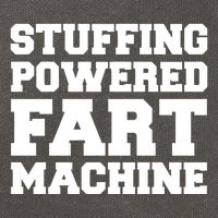 Fuckadvertisements Stuffing Powered Fart Machine Cotton Canvas Backpack