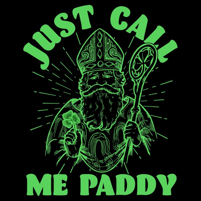 Funny Saint Patricks Day Just Call Me Paddy Drawstring Bag