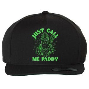 Funny Saint Patricks Day Just Call Me Paddy Wool Snapback Cap