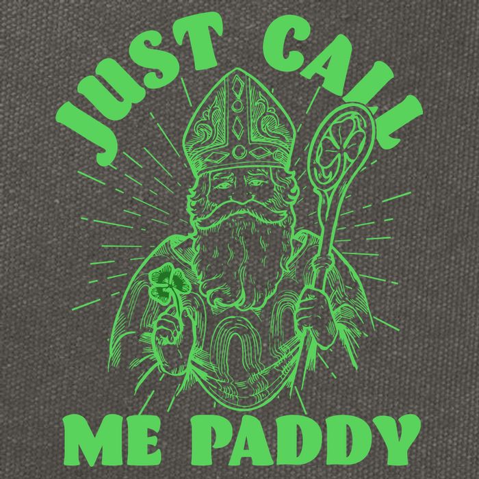 Funny Saint Patricks Day Just Call Me Paddy Cotton Canvas Backpack