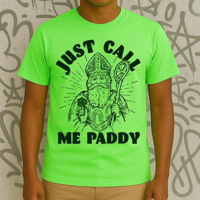 Funny Saint Patricks Day Just Call Me Paddy T-Shirt