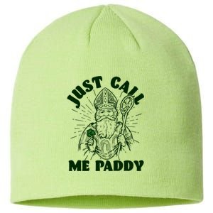 Funny Saint Patricks Day Just Call Me Paddy Sustainable Beanie