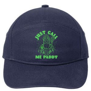 Funny Saint Patricks Day Just Call Me Paddy 7-Panel Snapback Hat