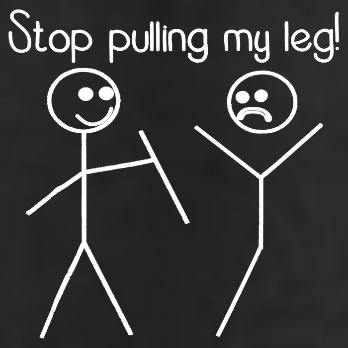 Funny Stop Pulling My Leg Pun Slogan Funny Tumbler