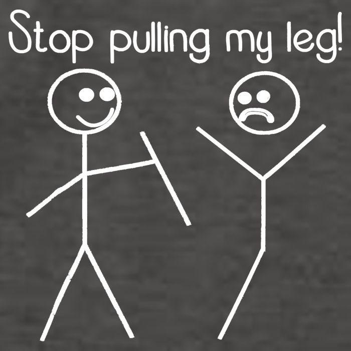 Funny Stop Pulling My Leg Pun Slogan Funny Vector Backpack