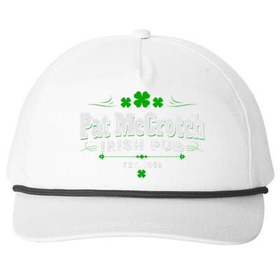 Funny St Patrick Was Italian St Patrick's Day Snapback Five-Panel Rope Hat