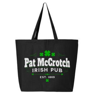 Funny St Patrick Was Italian St Patrick's Day 25L Jumbo Tote