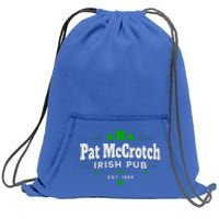 Funny St Patrick Was Italian St Patrick's Day Sweatshirt Cinch Pack Bag