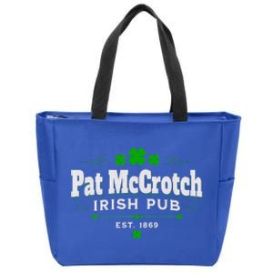 Funny St Patrick Was Italian St Patrick's Day Zip Tote Bag