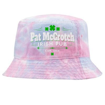 Funny St Patrick Was Italian St Patrick's Day Tie-Dyed Bucket Hat