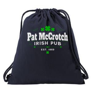 Funny St Patrick Was Italian St Patrick's Day Drawstring Bag