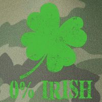Funny St Patricks Day Zero Percent Irish Distressed Shamrock Clover Legacy Tie Dye Trucker Hat