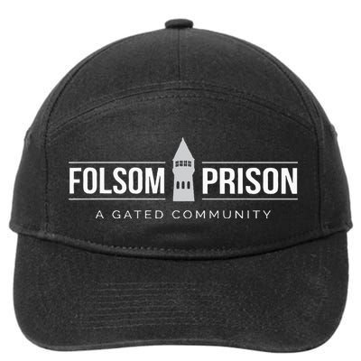 Folsom State Prison For Prison State Correctional Warden 7-Panel Snapback Hat