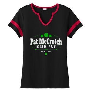 Funny St Patrick Was Italian St Patrick's Day Ladies Halftime Notch Neck Tee