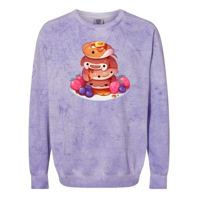 Fluffy Sea Pancakes Colorblast Crewneck Sweatshirt