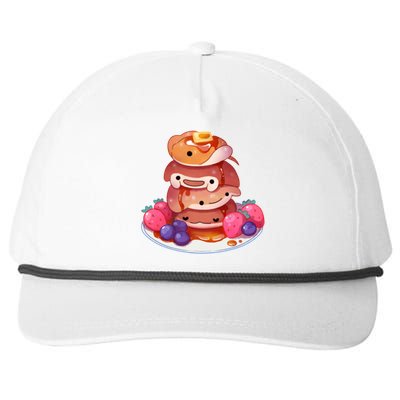 Fluffy Sea Pancakes Snapback Five-Panel Rope Hat