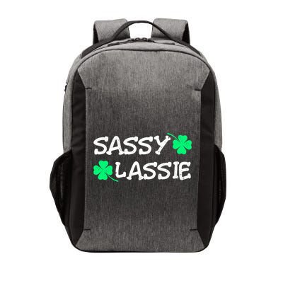 Funny St Pattys Day Girls St Patricks Day Women Sassy Lassie Gift Vector Backpack