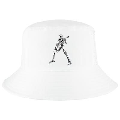 Funny Skeleton Playing Guitar Electric Acoustic Classical Cool Comfort Performance Bucket Hat