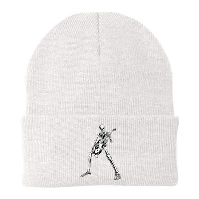 Funny Skeleton Playing Guitar Electric Acoustic Classical Knit Cap Winter Beanie