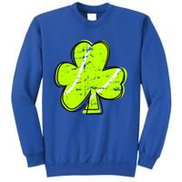 Funny Saint Patricks Day Shamrock Vintage Graphic Tennis Great Gift Sweatshirt