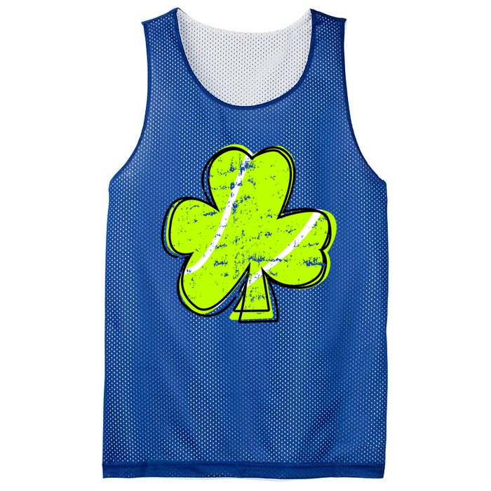 Funny Saint Patricks Day Shamrock Vintage Graphic Tennis Great Gift Mesh Reversible Basketball Jersey Tank