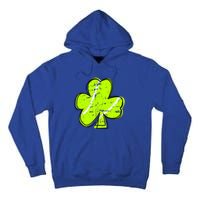 Funny Saint Patricks Day Shamrock Vintage Graphic Tennis Great Gift Tall Hoodie