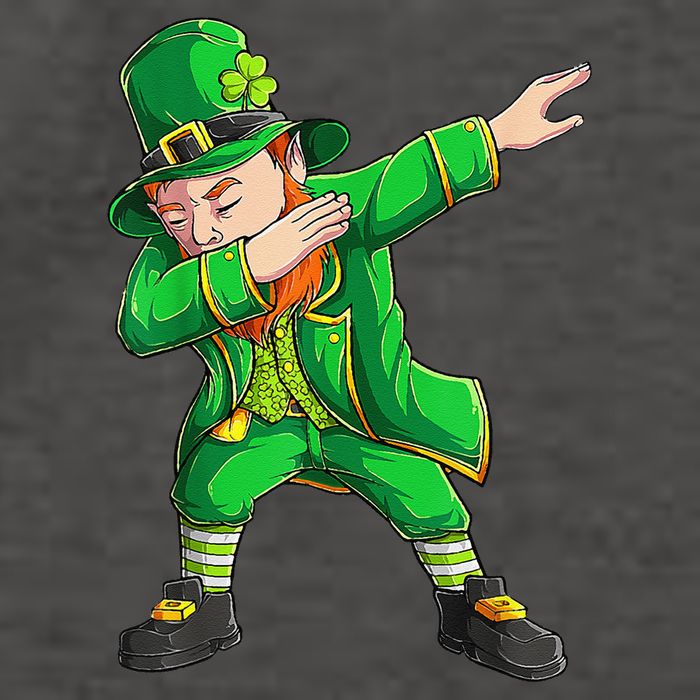 Funny St Patricks Day, Dabbing Leprechaun Irish Vector Backpack