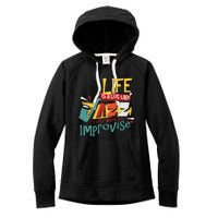 Funny Sax Player Gifts Jazz Music Saxophone Women's Fleece Hoodie