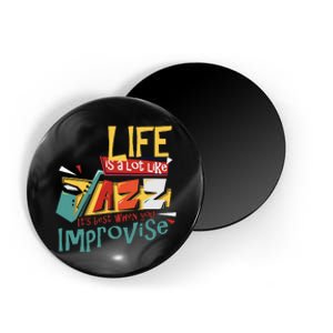 Funny Sax Player Gifts Jazz Music Saxophone Magnet