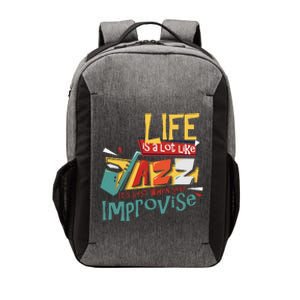 Funny Sax Player Gifts Jazz Music Saxophone Vector Backpack