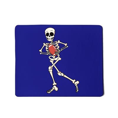 Funny Skeleton Playing Football Halloween Gift Mousepad