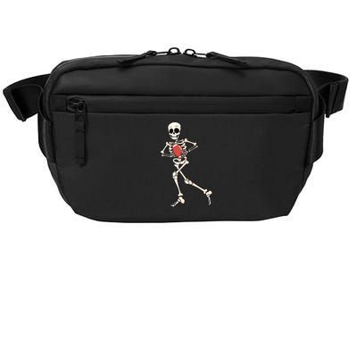 Funny Skeleton Playing Football Halloween Gift Crossbody Pack