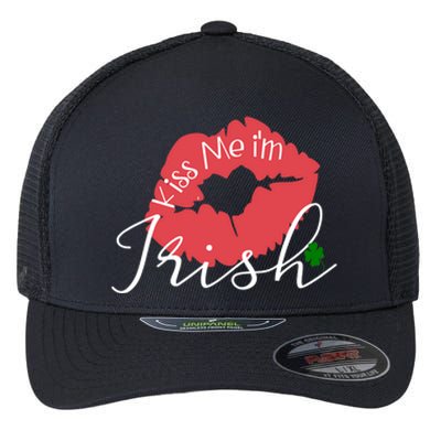 Funny St Patricks Day Outfit For Shenanigan Kiss Me Im Irish Flexfit Unipanel Trucker Cap