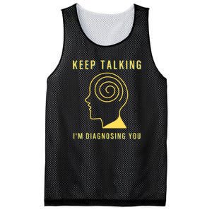 Funny Sarcastic Psychology Psychologist Mesh Reversible Basketball Jersey Tank