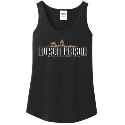 Folsom State Prison Prison State Correctional Warden Ladies Essential Tank