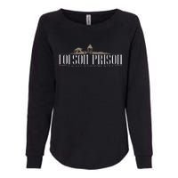 Folsom State Prison Prison State Correctional Warden Womens California Wash Sweatshirt