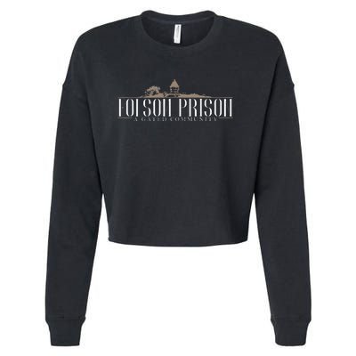 Folsom State Prison Prison State Correctional Warden Cropped Pullover Crew