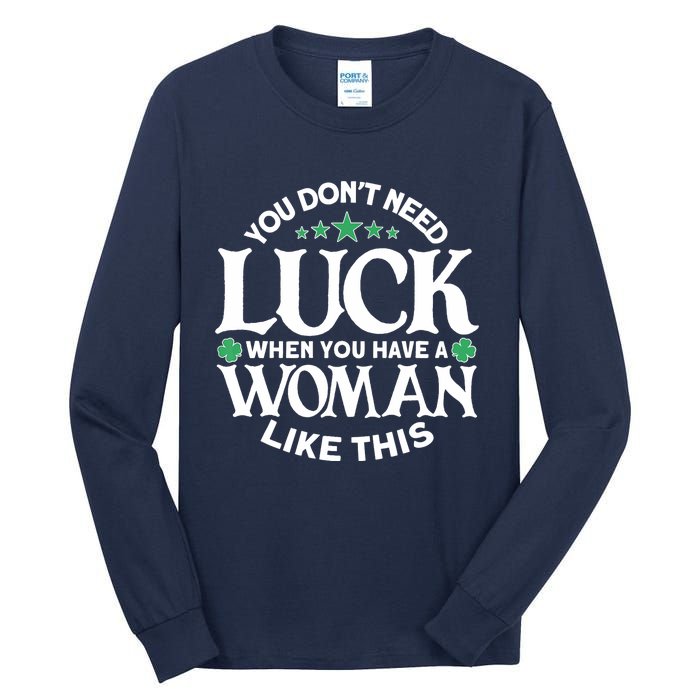 Funny St. Patricks Day Outfit - St. Patrick's Day Tall Long Sleeve T-Shirt