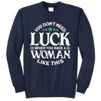 Funny St. Patricks Day Outfit - St. Patrick's Day Tall Sweatshirt