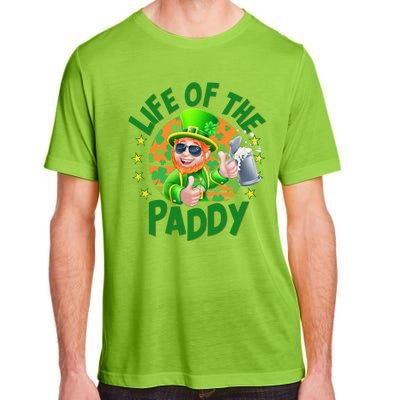 Funny St Patricks Day Life Of The Paddy Leprechaun Beer Adult ChromaSoft Performance T-Shirt